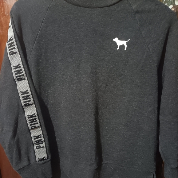 🤠Victoria's Secret Pink Pull over Sweatshirt Size Small - Picture 3 of 6